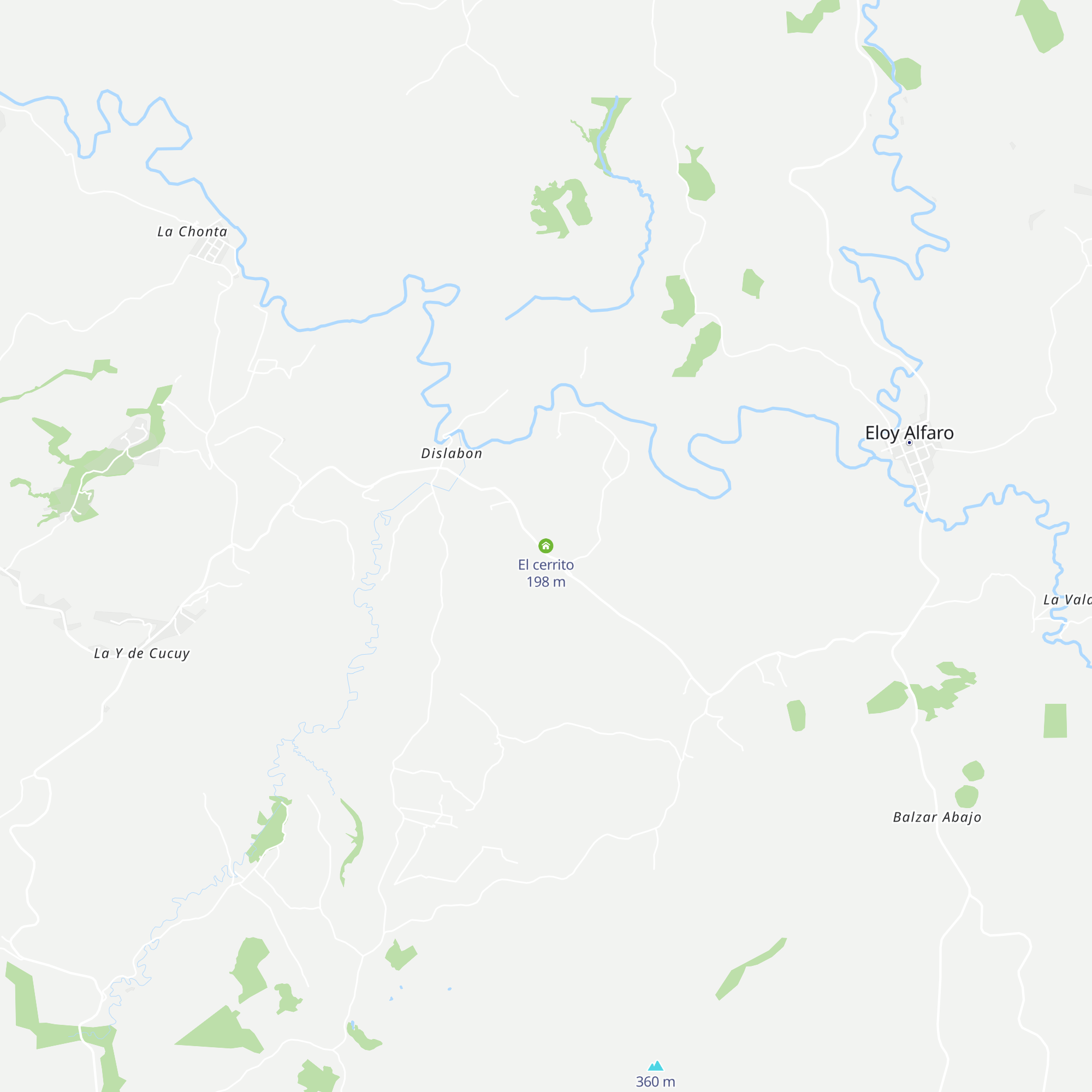 El cerrito map
