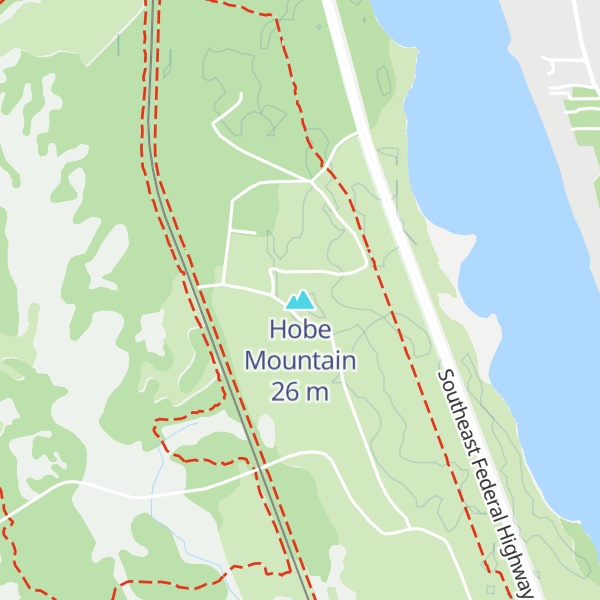 Map of Hobe Mountain