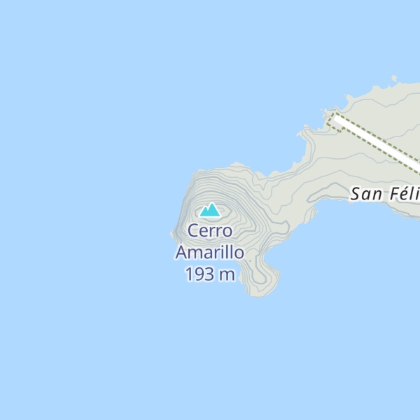 Map of Cerro Amarillo