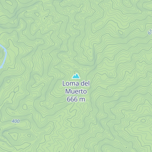 Map of Loma del Muerto