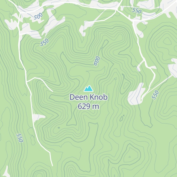 Map of Deen Knob