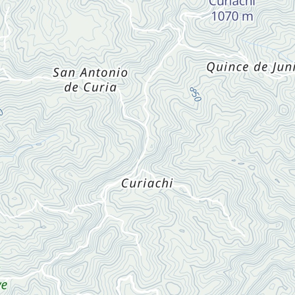Map of Cerro Cunachi