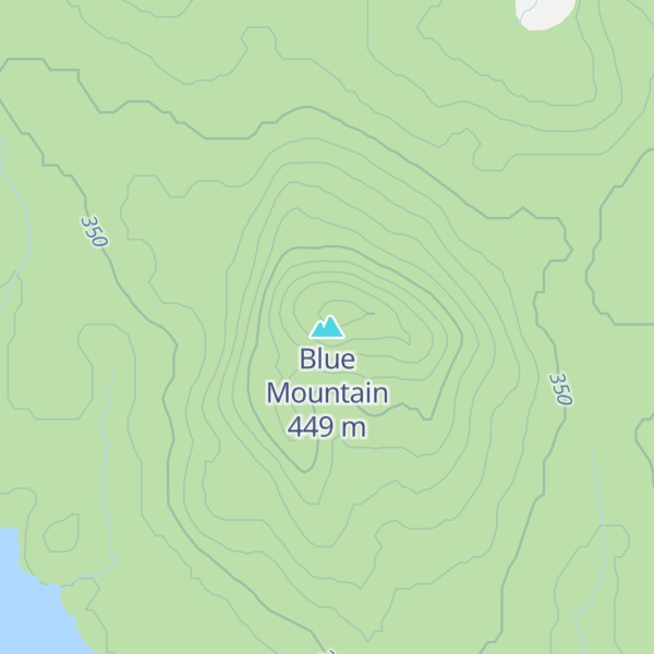 Map of Blue Mountain