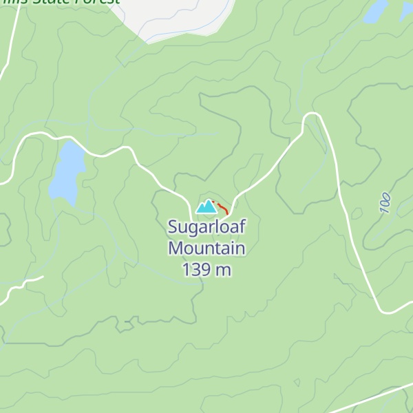 Map of Sugarloaf Mountain