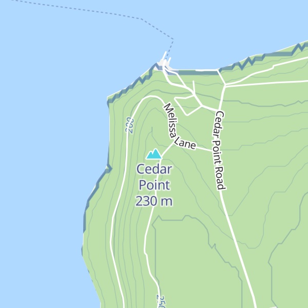 Map of Cedar Point