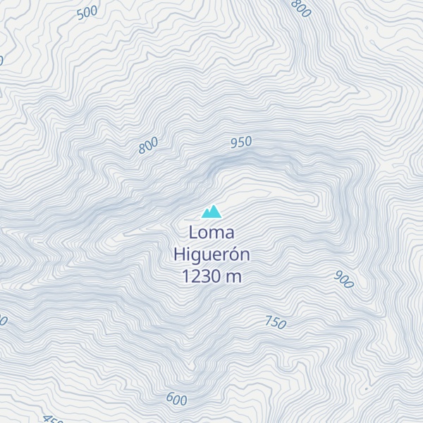 Map of Loma Higuerón