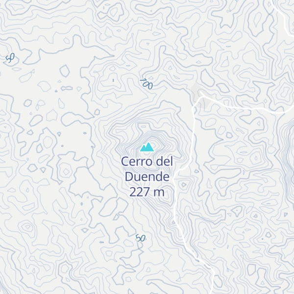 Map of Cerro del Duende