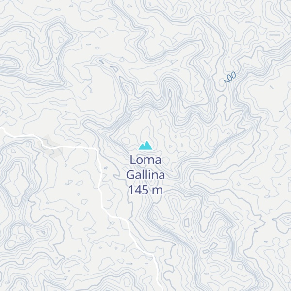 Map of Loma Gallina