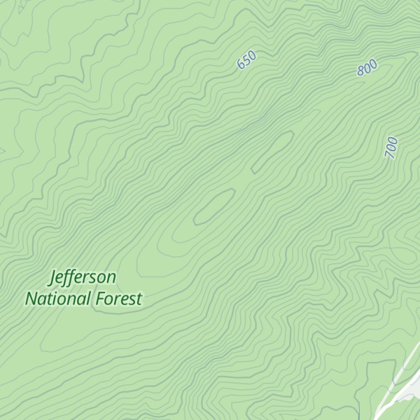 Map of Nutters Mountain