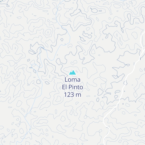 Map of Loma El Pinto