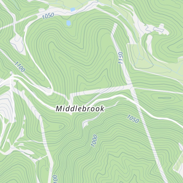 Map of Point Mountain