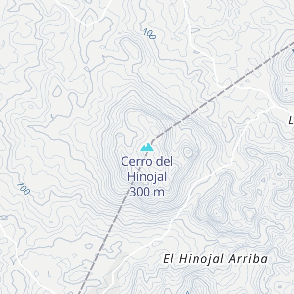 Map of Cerro del Hinojal