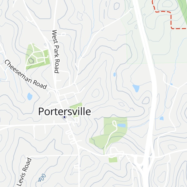 Map of Portersville Hill