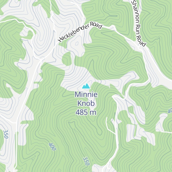 Map of Minnie Knob