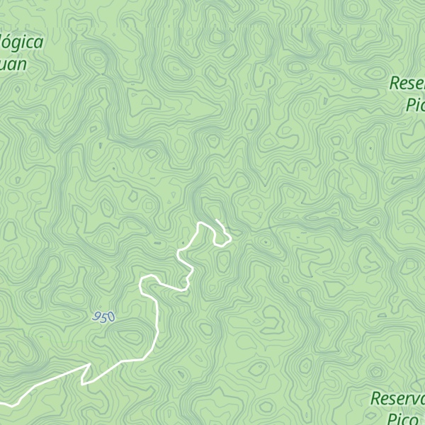 Map of Pico San Juan