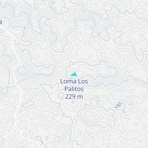 Map of Loma Los Palitos