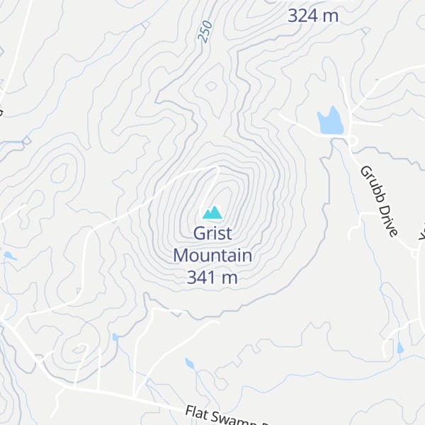 Map of Grist Mountain