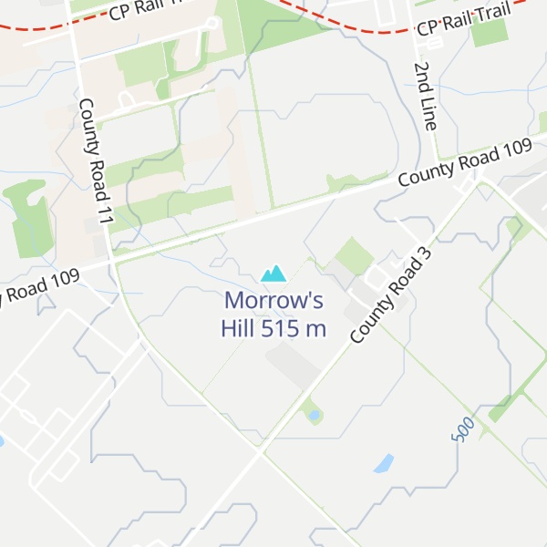 Map of Morrow's Hill