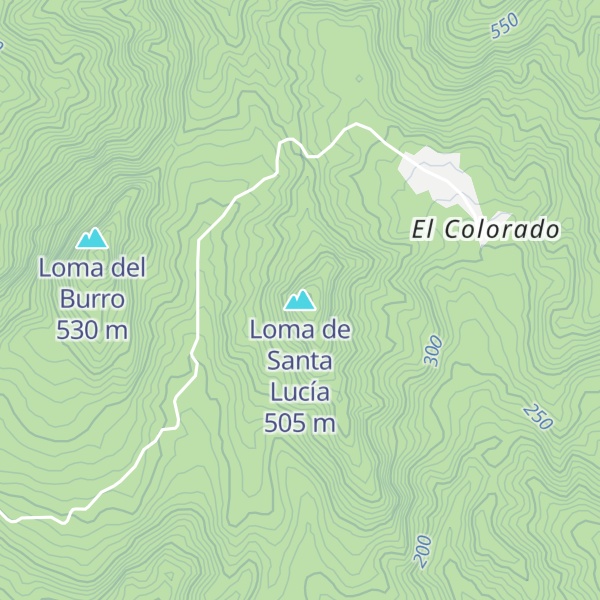 Map of Loma de Santa Lucía