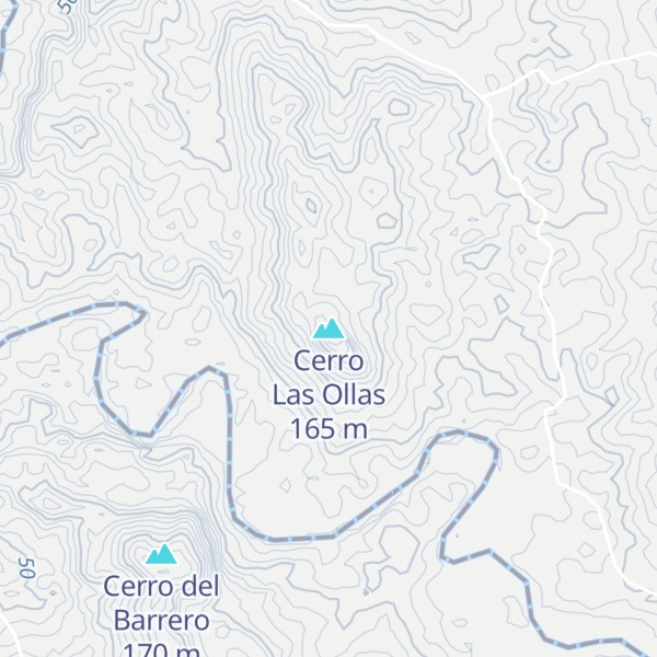 Map of Cerro Las Ollas