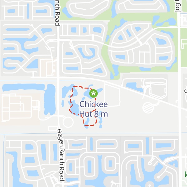 Map of Chickee Hut