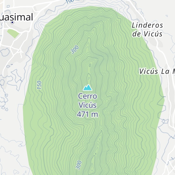 Map of Cerro Vicús
