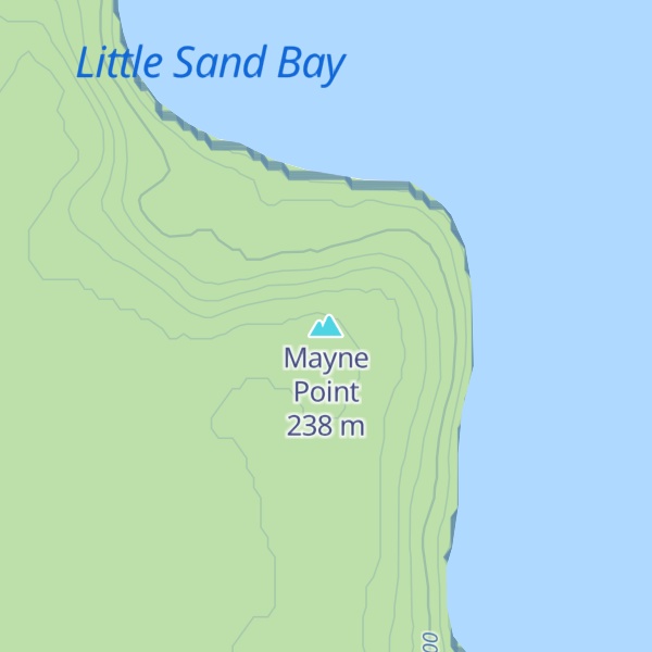 Map of Mayne Point