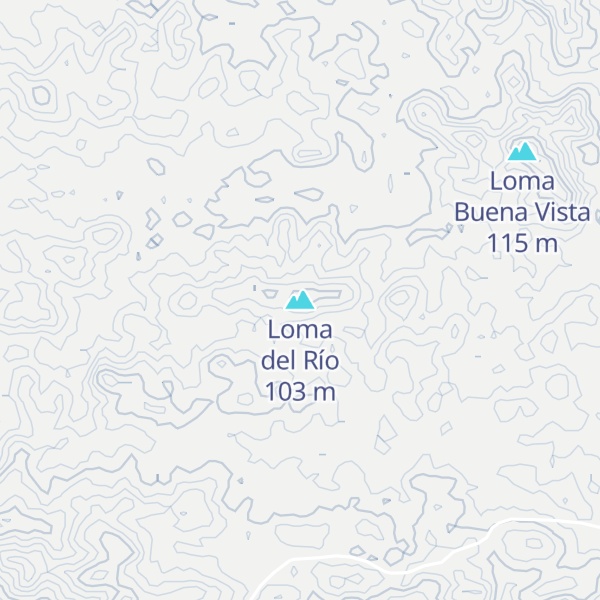 Map of Loma del Río