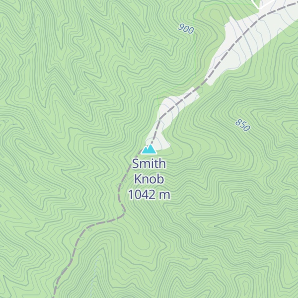 Map of Smith Knob