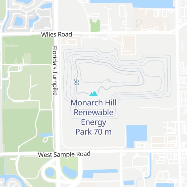 Map of Monarch Hill Renewable Energy Park