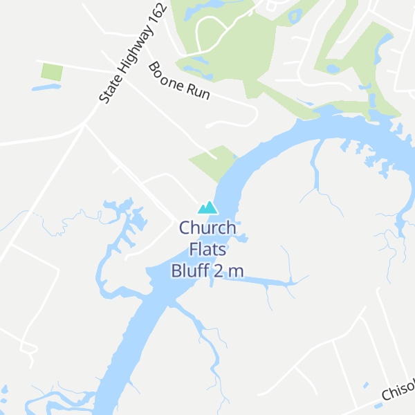 Map of Church Flats Bluff