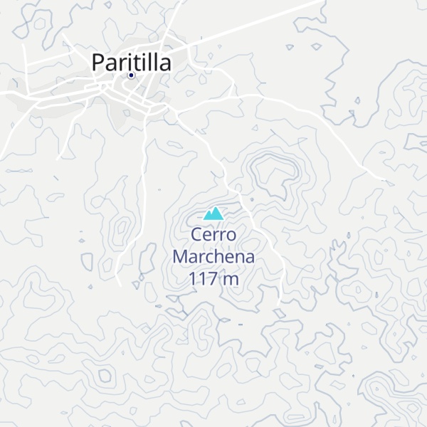 Map of Cerro Marchena