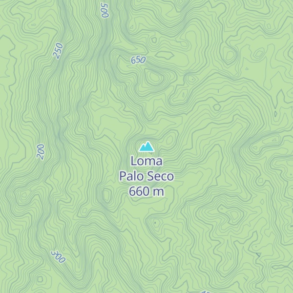 Map of Loma Palo Seco