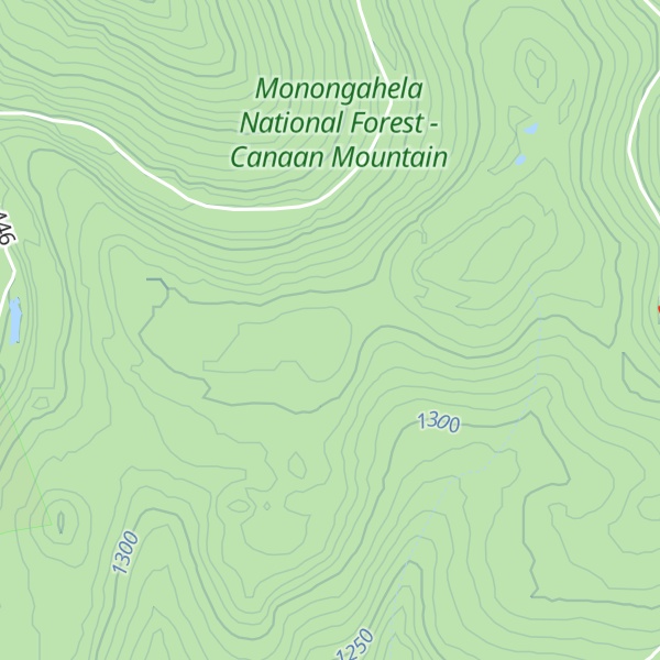 Map of Middle Mountain