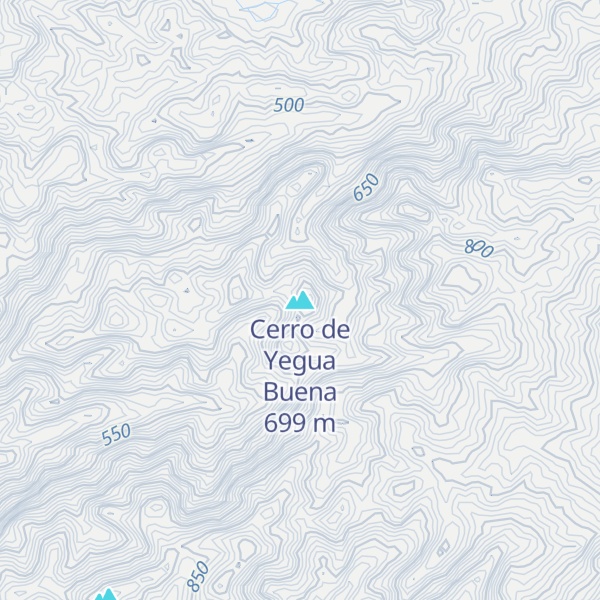 Map of Cerro de Yegua Buena