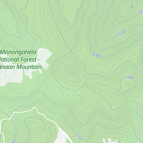 Map of Locust Knob