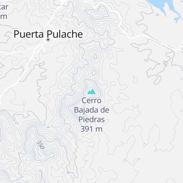 Map of Cerro Bajada de Piedras