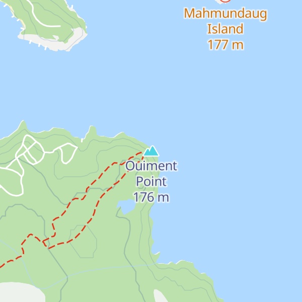 Map of Ouiment Point