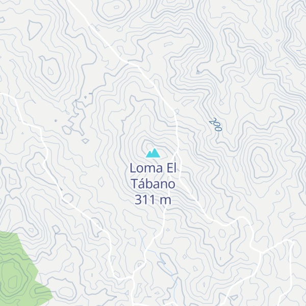 Map of Loma El Tábano