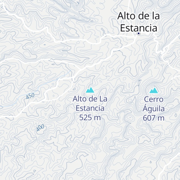 Map of Alto de La Estancia