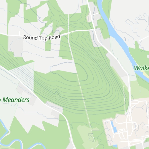Map of Round Top