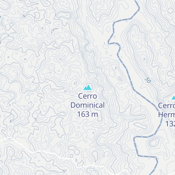 Map of Cerro Dominical