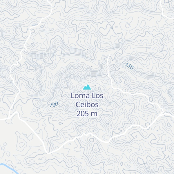 Map of Loma Los Ceibos