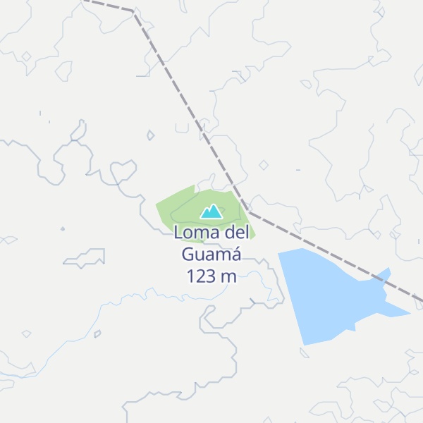 Map of Loma del Guamá