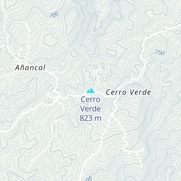 Map of Cerro Verde