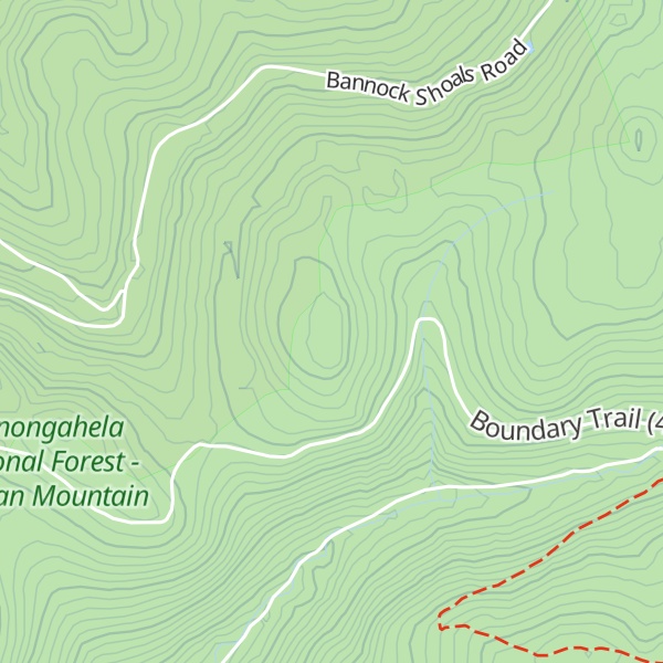 Map of Buck Knob