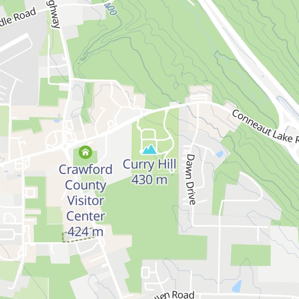 Map of Curry Hill