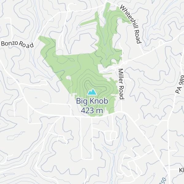 Map of Big Knob