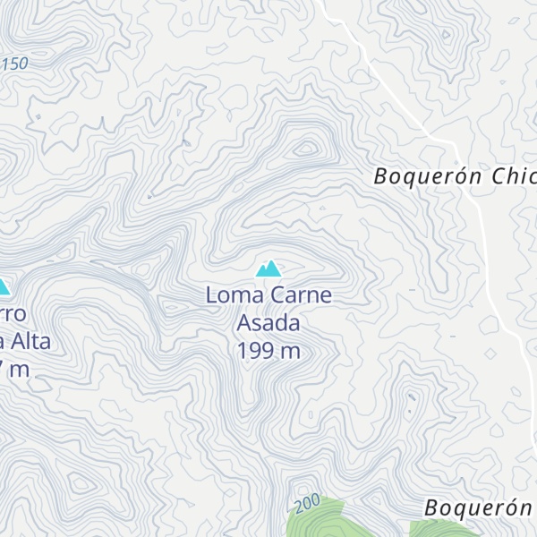 Map of Loma Carne Asada