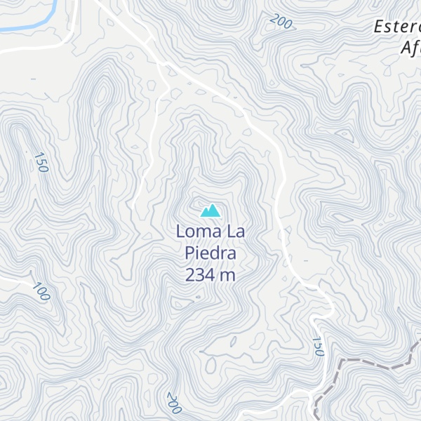 Map of Loma La Piedra